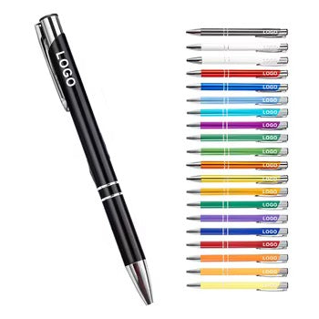 Hochwertiger Metall-Kugelschreiber mit individueller Gravur – ideal als Premium-Werbegeschenk